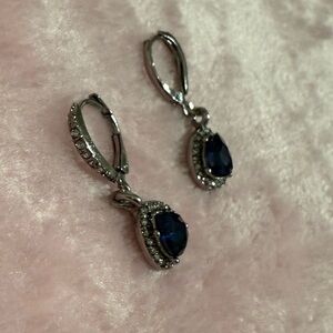 Chloe + Isabel Sapphire Crystal Earrings